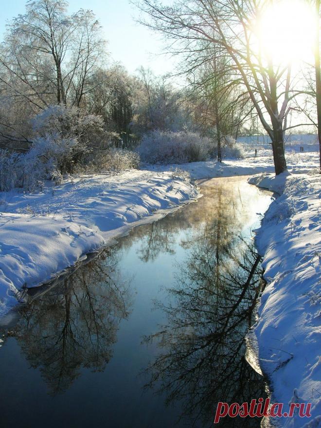 Зимний день в Пскове
