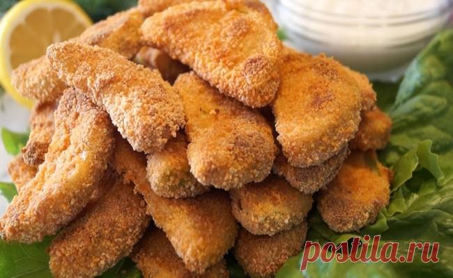 Простая и обалденная ХРУСТЯЩАЯ ЗАКУСКА ИЗ КАБАЧКОВ. Понравится всем с первого кусочка!