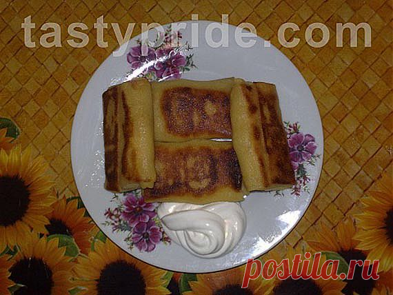 Блинчики с творогом.Вторые блюда.Рецепты.Лучшие блюда.