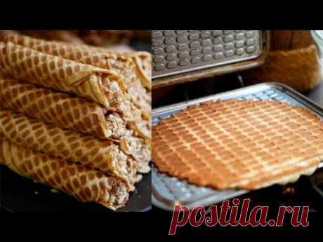 Любимое ЛАКОМСТВО ИЗ ДЕТСТВА 🧒 Трубочки Со Сгущенкой🎉