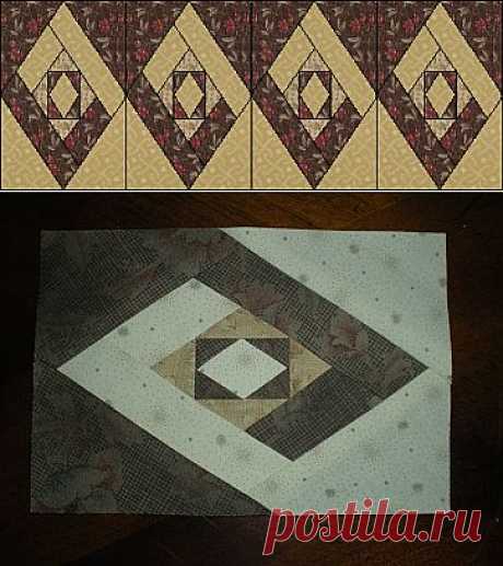 Интересный лоскутный блок-11..