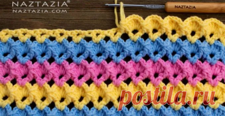 3D Shell Stitch Crochet Pattern - Knit And Crochet Daily