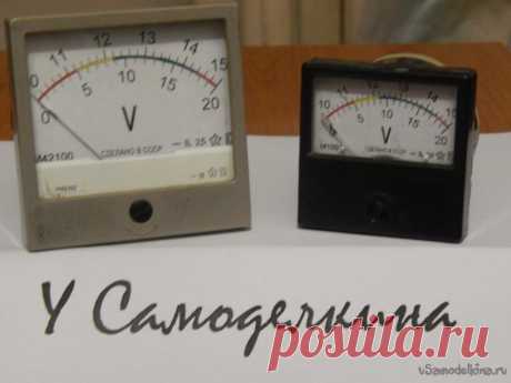 Растянутая шкала вольтметра зарядного устройства В этой статье я хочу рассказать о добавлении дополнительной «растянутой» шкалы 10-15 В на вольтметр зарядного устройства, поскольку именно в этом диапазоне находится вся интересующая информация о состоянии аккумуляторной батареи, рассмотрим две схемы для «растягивания» шкалы, их достоинства и