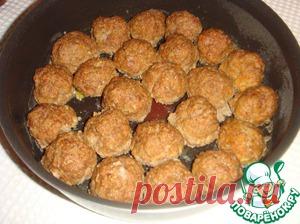 Ароматные котлетные шарики, запеченные в духовке - кулинарный рецепт