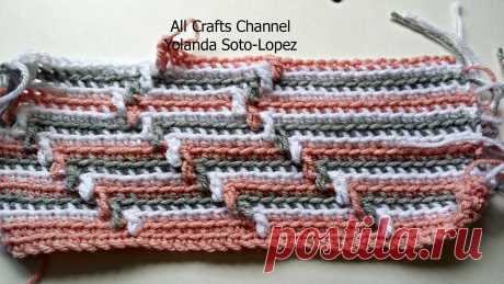How to crochet Apache Tears pattern for blanket #Crochet this fun zig zag pattern, it is sure to become a favorite. This pattern can be worked with single crochet or double crochet. Make your beginning cha...