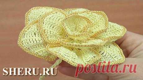 Цветы крючком