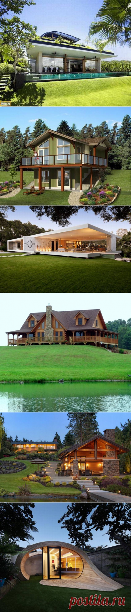 150  фото необычных домов