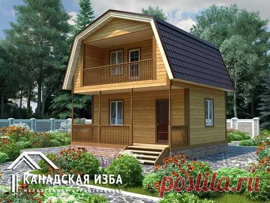 Проект каркасно-щитового дома «Щитовой дом 