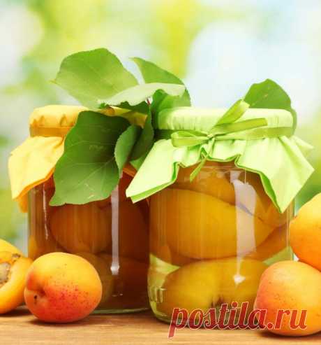 Компот из абрикосов на зиму / Простые рецепты