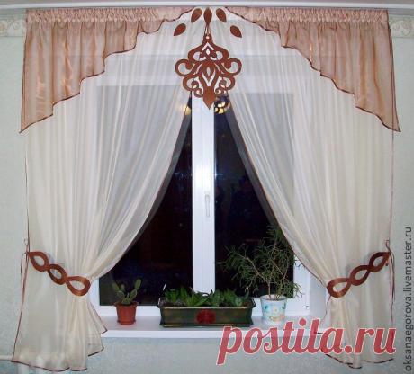 Шторы Ажурные - комплект штор,шторы,кухонные шторы,шторы для кухни,занавески