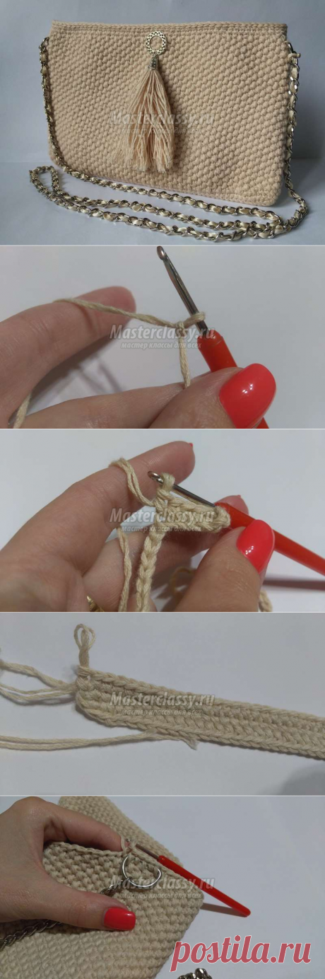 Сrochet clutch purse tutorial diy. Как связать модный клатч из хлопковых ниток крючком: мастер-класс + видео урок » Master classy - мастер классы для вас