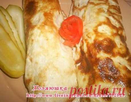 Хозяюшка. Кушать подано! - Блинчики из омлета