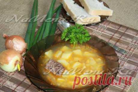 Суп гороховый с ребрышками: рецепт