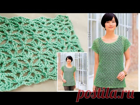 НАРЯДНЫЙ ТОП КРЮЧКОМ.  ЛЕГКО И БЫСТРО ВЯЖЕТСЯ!