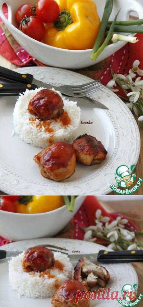 Маффины-барбекю из куриных бёдрышек Muffin Pan Chicken - кулинарный рецепт