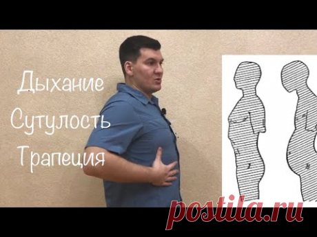 Сутулость, дыхание, головная боль, боль в плече, онемение пальцев