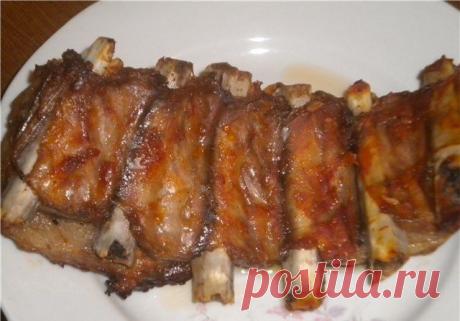 Свиные запечённые рёбрышки | Любимые рецепты