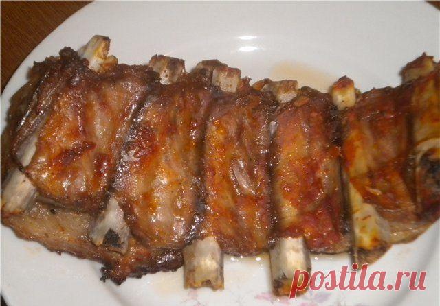 Свиные запечённые рёбрышки | Любимые рецепты