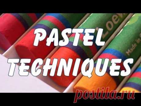 pastel drawing painting techniques - YouTube