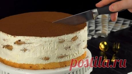 Нежный торт из печенья без выпечки: очень простой и вкусный десерт