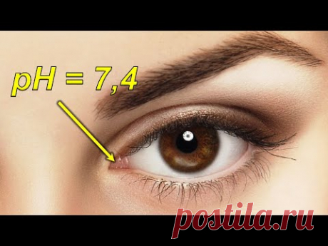Тест на "pH" организма человека. Глаз 👁️ как индикатор кислотно-щелочного баланса.