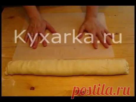 Штрудель из творожного теста с вишней - YouTube