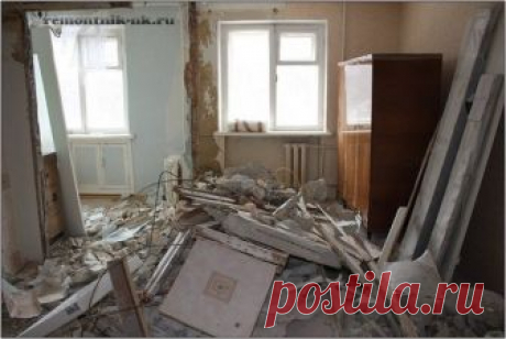 Демонтаж стен