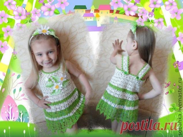 Вяжем топик «Ромашковая Полянка» - Ярмарка Мастеров - ручная работа, handmade