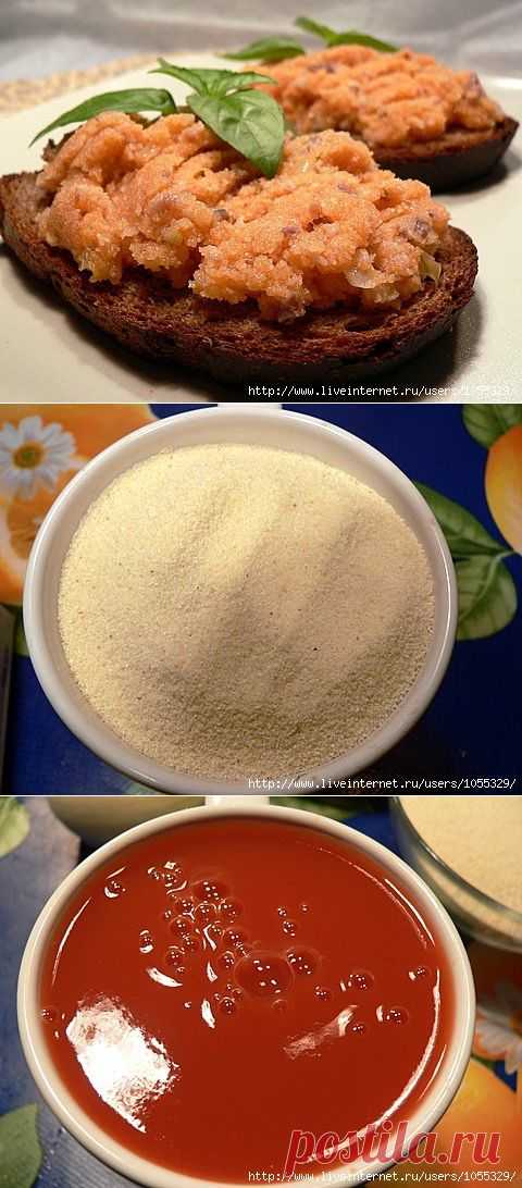 «Красная икра» из манки