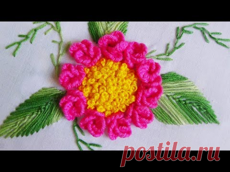 Hand Embroidery: Caston Roses
