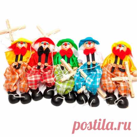 Марионеток кукольный театр теней клоун дети по уходу за детьми деревянные смешные образовательные игрушки купить на AliExpress