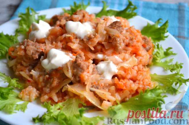 Рецепт: Ленивые голубцы (в мультиварке) на RussianFood.com