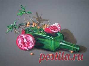 Рисуем яркий натюрморт сухой пастелью - Ярмарка Мастеров - ручная работа, handmade