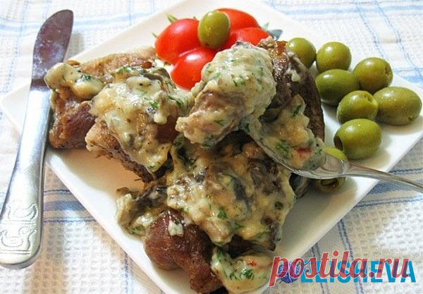 Мясо в вине с шампиньонами. Блюдо поразит своим божественным вкусом любого!