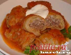 Голубцы из китайской капусты с мясом и рисом | Фоторецепт с подробным описанием от Харч.ру