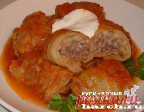 Голубцы из китайской капусты с мясом и рисом | Фоторецепт с подробным описанием от Харч.ру