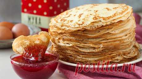 Секреты приготовления вкусных блинов. На вашем столе всегда будут только самые вкусные блины, как говорится: объедение, пальчики оближешь!