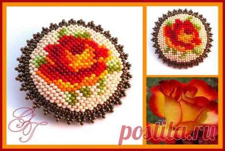 Esquemas para bordar broches con flores - DIY, ideas para la creatividad - Ideas de bricolaje