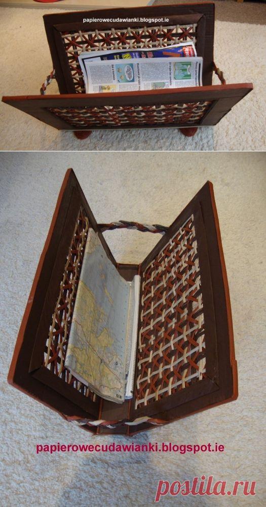 Красивая газетница от Илоны — Рукоделие