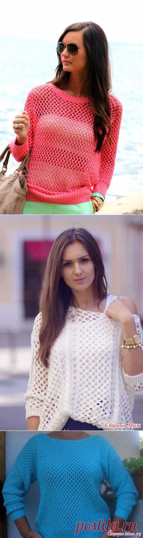 «Коралловый пуловер от Zara»
