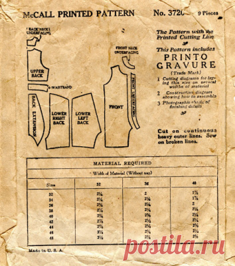 Unsung Sewing Patterns: underclothes