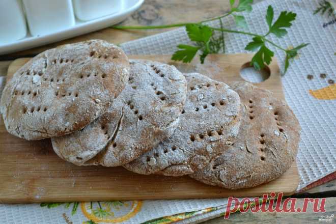 Ржаные лепёшки без дрожжей - пошаговый рецепт с фото на Повар.ру