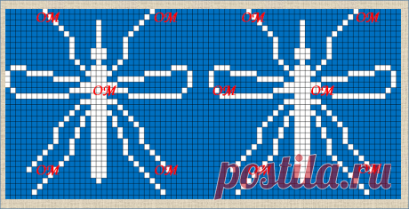 10 жаккардовых схем с насекомыми от жуков, до стрекоз | Про мои рукоделочки и вкусняшки | Яндекс Дзен