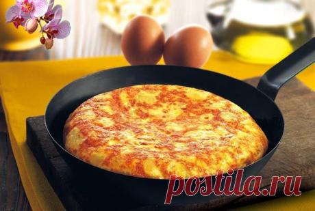 Испанская тортилья - tortilla de patatas - рецепт