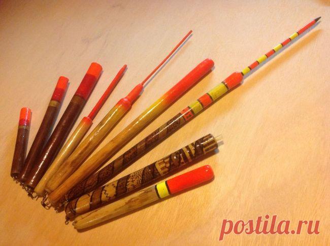 Изготовление поплавков из бузины