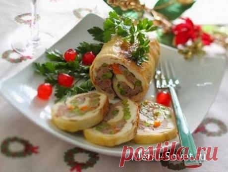 Как приготовить куриный галантин с ветчиной по - домашнему