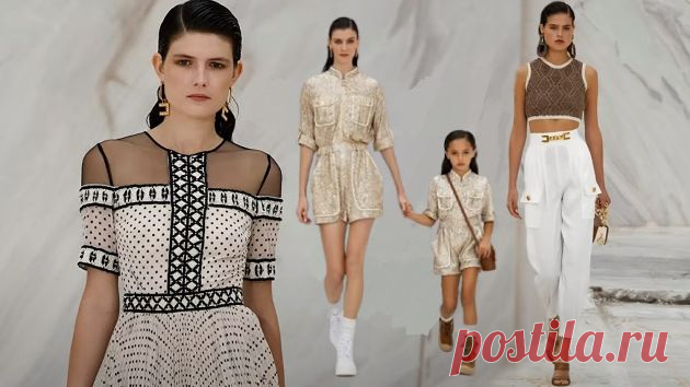 Elisabetta Franchi мода в Милане весна-лето 2022 | НА СТИЛЕ