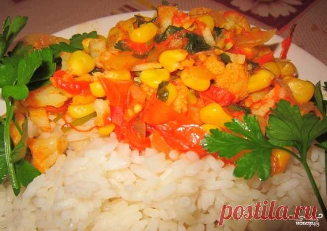 Цветная капуста с кукурузой - пошаговый рецепт с фото на Повар.ру