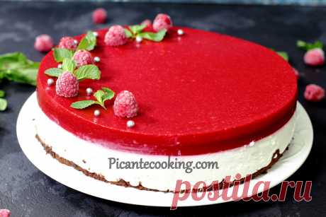 Йогуртово-малиновий торт | Picantecooking