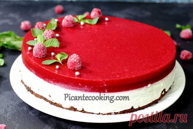 Йогуртово-малиновий торт | Picantecooking
